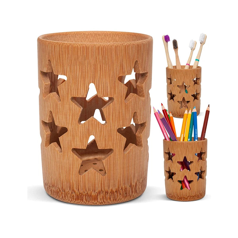 Bamboe tandenborstel houder - bij Leafly Living