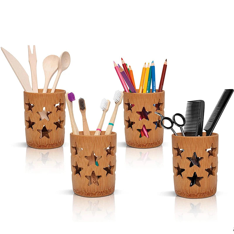 Bamboe tandenborstel houder - bij Leafly Living