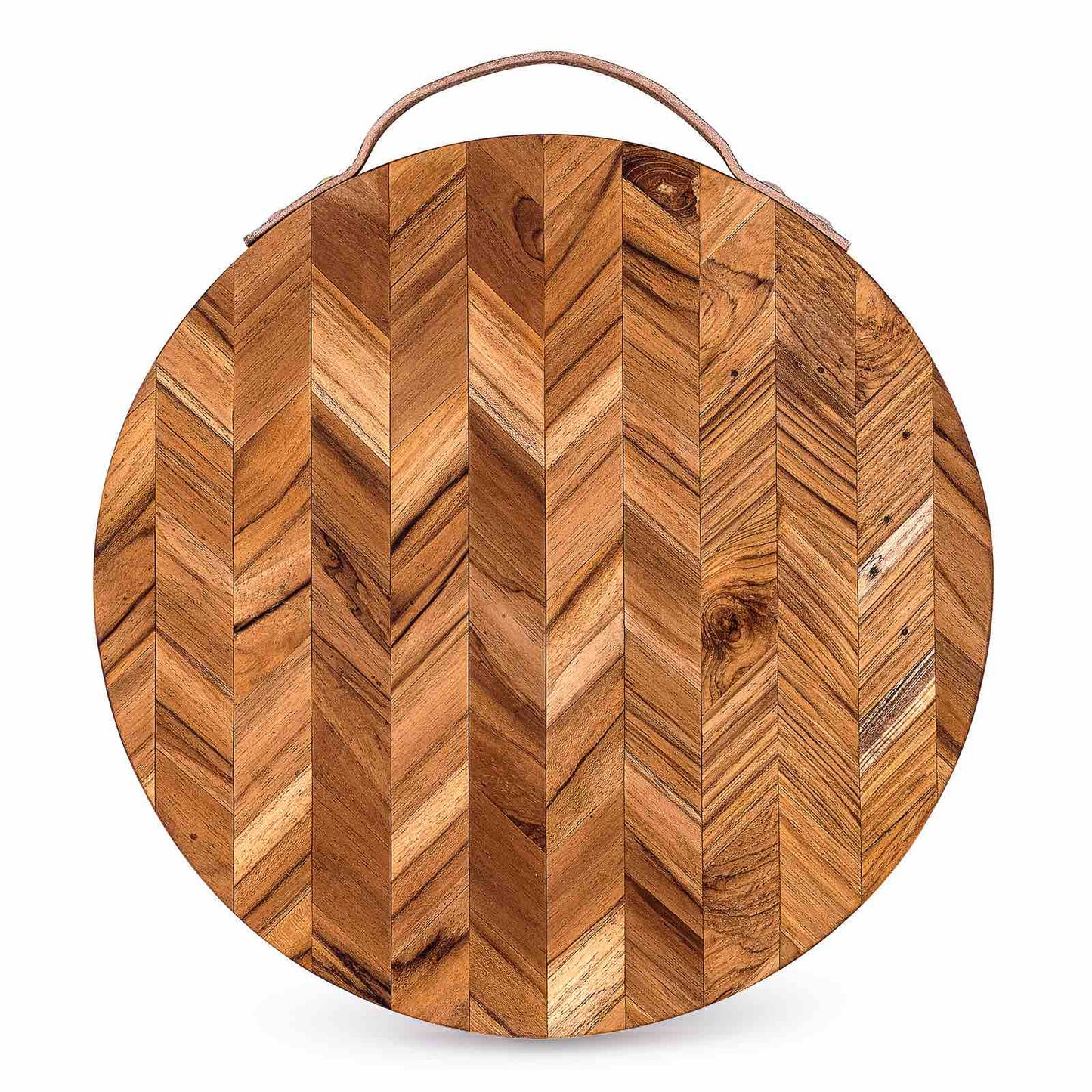 Herringbone Pattern Wooden Chopping Board-0