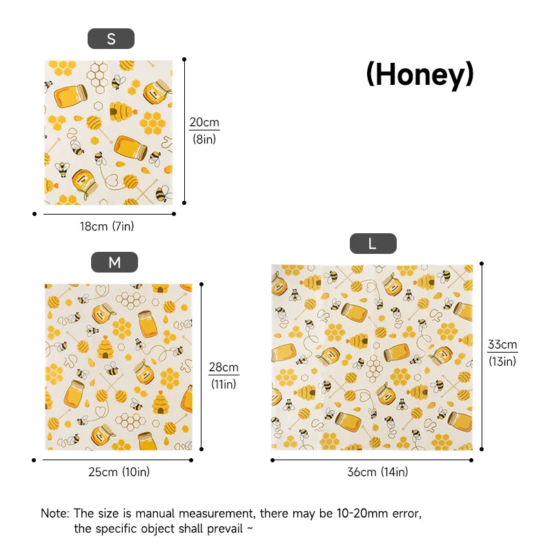 Bijenwasdoeken (Set van 3) - Weedi bij Leafly Living