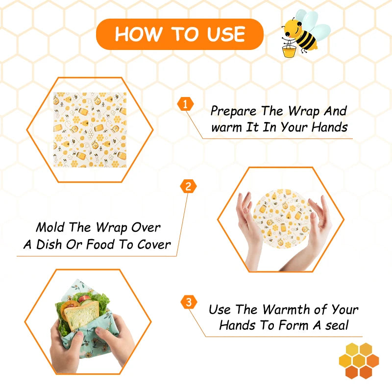 Bijenwasdoeken (Set van 3) - Weedi bij Leafly Living