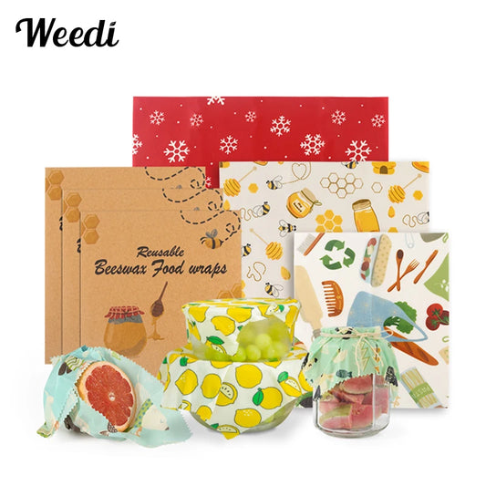 Bijenwasdoeken (Set van 3) - Weedi bij Leafly Living