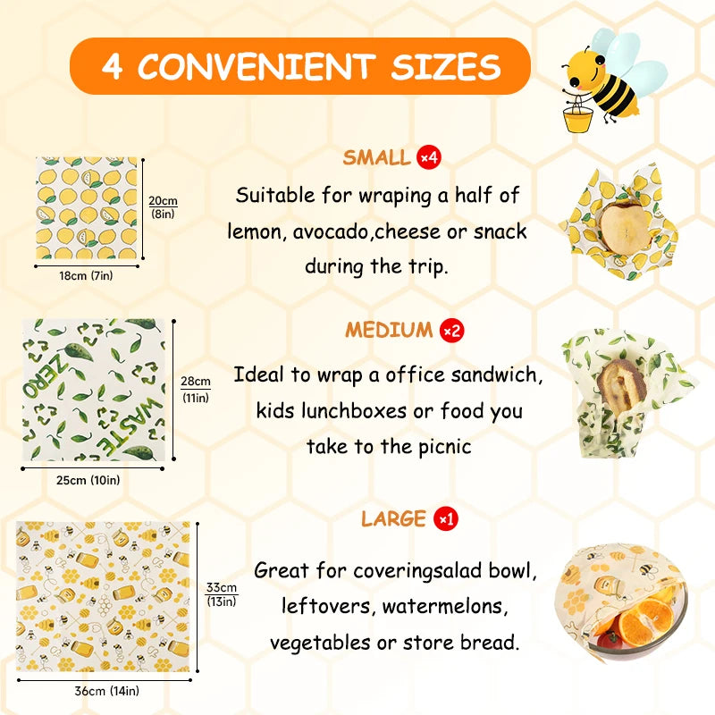 Bijenwasdoeken (Set van 3) - Weedi bij Leafly Living