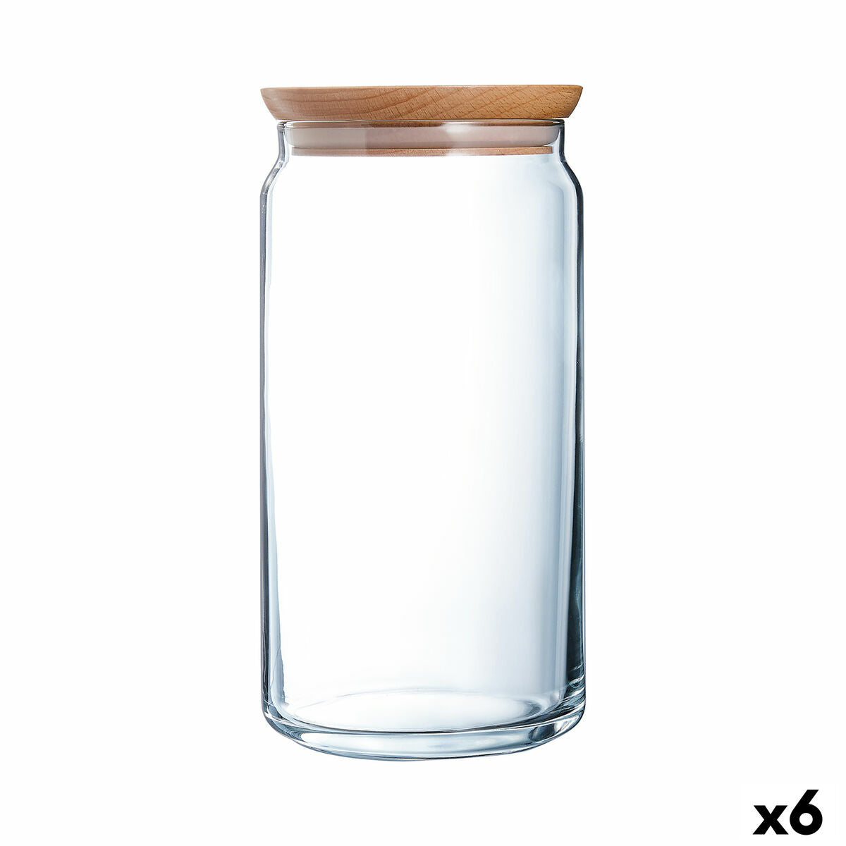 Jar Luminarc Pav Transparent Glass (1,5 L) (6 Units)-0