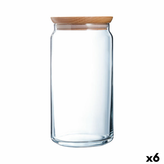 Jar Luminarc Pav Transparent Glass (1,5 L) (6 Units)-0