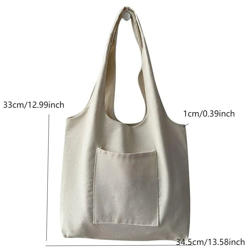 Herbruikbare canvas boodschappentas