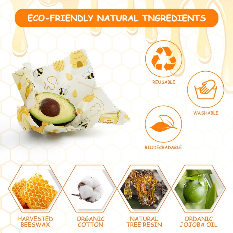 Bijenwasdoeken (Set van 3) - Weedi bij Leafly Living