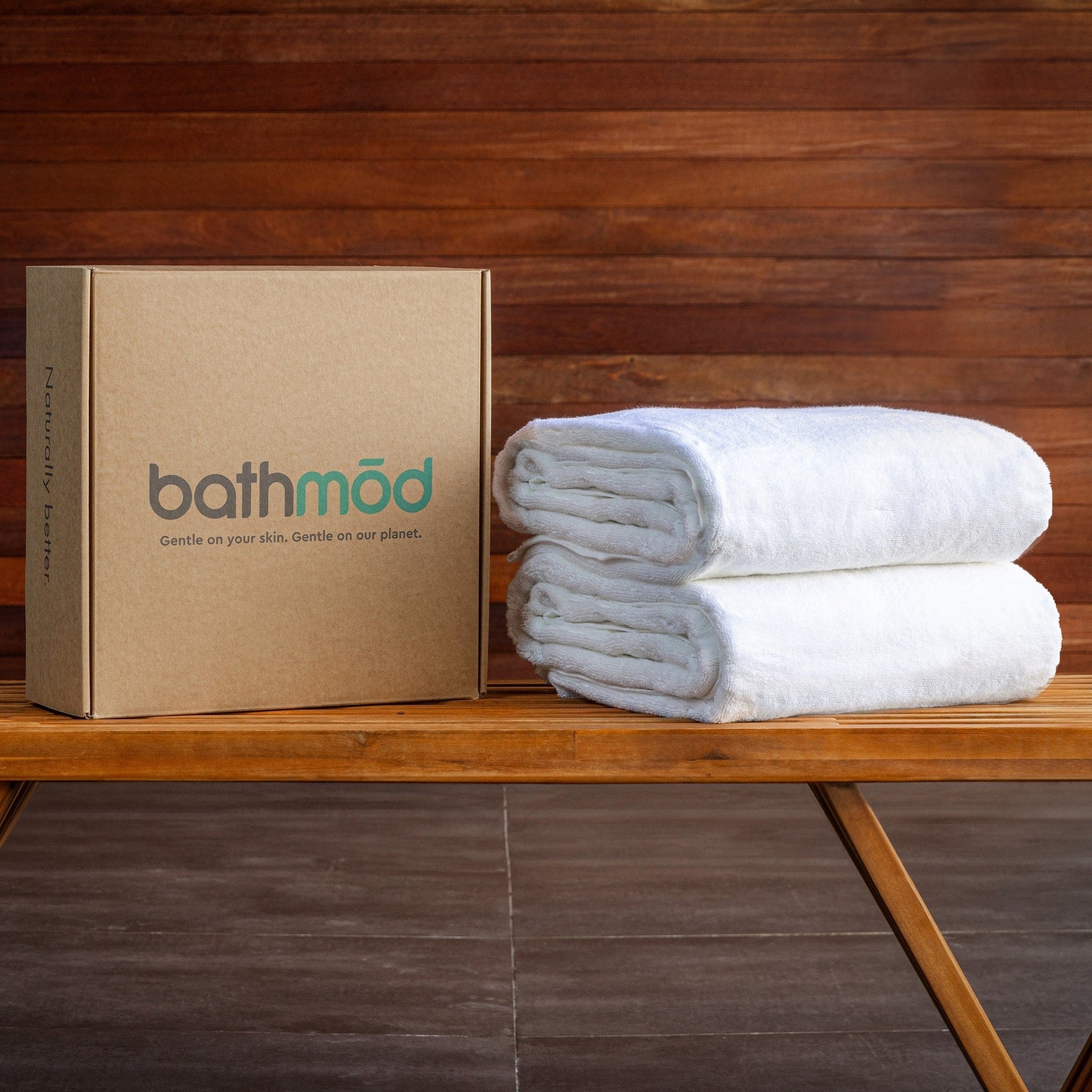 Luxury Organic Bath Sheets Two Pack - GOTS Certified, Soft, Eco-Friendly-0