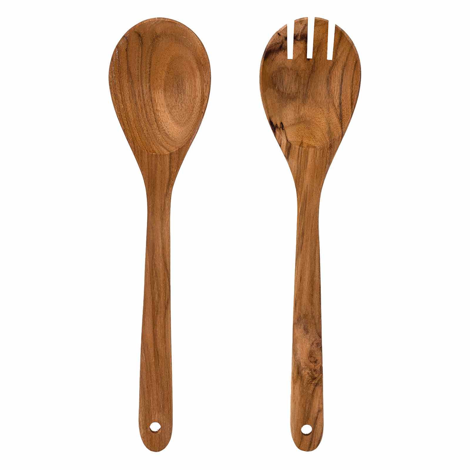 Upcycled Eco Friendly Wooden Salad Servers-0